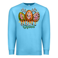 Ocean Blue egg hunt squad Premium Sweatshirt - RacoonDesign