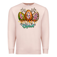 Pale Pink egg hunt squad Premium Sweatshirt - RacoonDesign