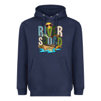 Navy river squad Heavyweight Hoodie - Zillion Design Studio