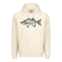 Tofu White Bass Fish Illustrations Premium Hoodie - LillyAllenDesigns