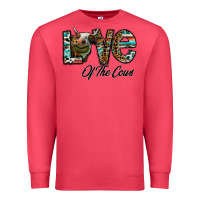 Cardinal lov of thecows Premium Sweatshirt - CowhideDigitalArt