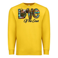 Lemon lov of thecows Premium Sweatshirt - CowhideDigitalArt