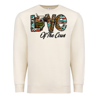 Sandshell lov of thecows Premium Sweatshirt - CowhideDigitalArt