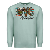 Seafoam lov of thecows Premium Sweatshirt - CowhideDigitalArt