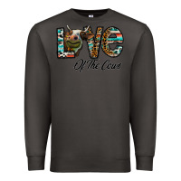 Smoke lov of thecows Premium Sweatshirt - CowhideDigitalArt