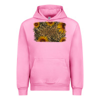 Camouflage Leopard Sunflower Background Urban Hoodie | Teevron