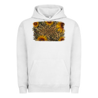 Pigment Lunar Rock Camouflage Leopard Sunflower Background Urban Hoodie - Jasminsmagicworld