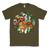 Dachshund Christmas Tree Classic Tee | Teevron