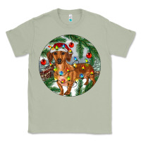 Matcha Dachshund Christmas Tree Classic Tee - RanaPortraitStore
