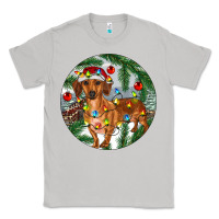 Moon Dust Dachshund Christmas Tree Classic Tee - RanaPortraitStore