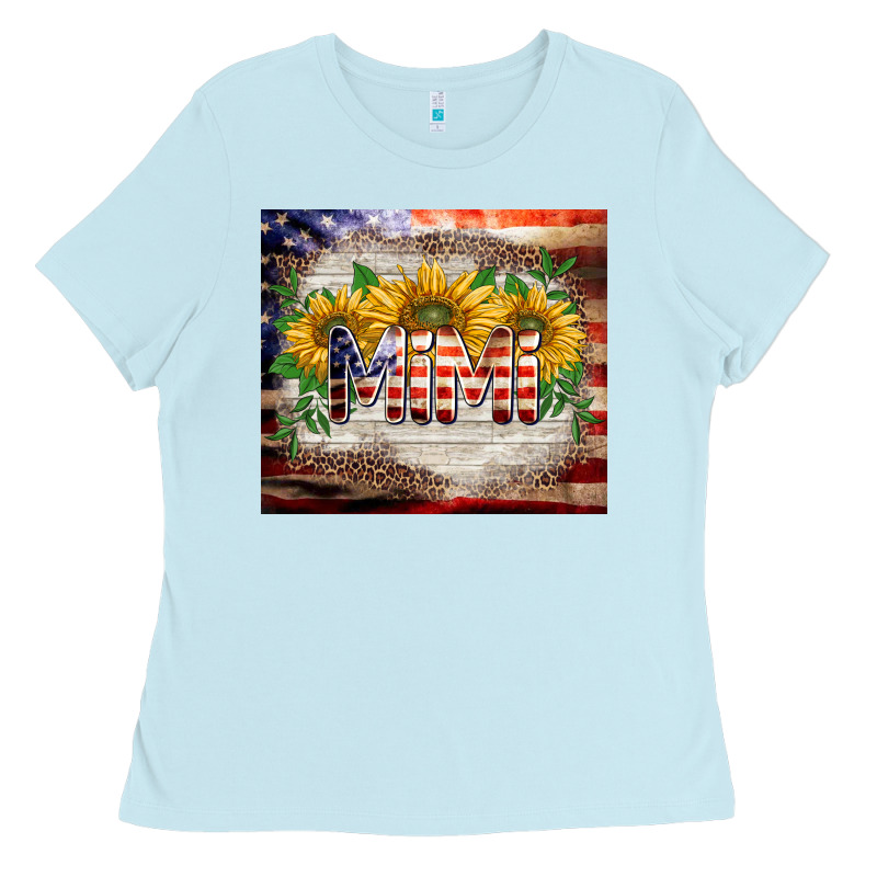 Patriotic Mimi Tumbler Ladies Tee by BarkalooDesign | Teevron