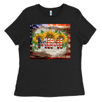 Black patriotic mimi tumbler Ladies Tee - BarkalooDesign