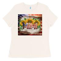 Bone patriotic mimi tumbler Ladies Tee - BarkalooDesign