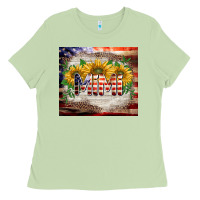 Matcha patriotic mimi tumbler Ladies Tee - BarkalooDesign