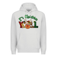 Dove Grey it's christmas y'all reindeer Premium Hoodie - Jasminsmagicworld