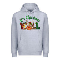 Heather Grey it's christmas y'all reindeer Premium Hoodie - Jasminsmagicworld