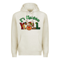 Oatmeal Heather it's christmas y'all reindeer Premium Hoodie - Jasminsmagicworld