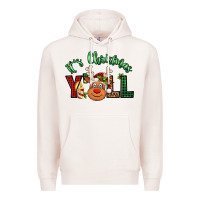 Pale Pink it's christmas y'all reindeer Premium Hoodie - Jasminsmagicworld