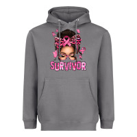 Storm breast cancer survivor afro messy bun Heavyweight Hoodie - texasbilliewilder