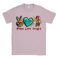 Lilac peace love cowgirl Classic Tee - texasbilliewilder