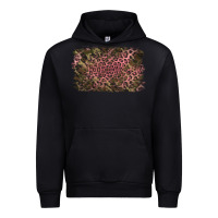 Black Camouflage Pink Leopard Background Urban Hoodie - Jasminsmagicworld