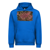 Cobalt Camouflage Pink Leopard Background Urban Hoodie - Jasminsmagicworld