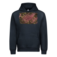 Navy Camouflage Pink Leopard Background Urban Hoodie - Jasminsmagicworld