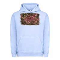 Pigment Grape Ice Camouflage Pink Leopard Background Urban Hoodie - Jasminsmagicworld