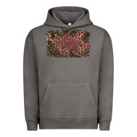 Pigment Tornado Camouflage Pink Leopard Background Urban Hoodie - Jasminsmagicworld