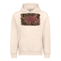 Sandshell Camouflage Pink Leopard Background Urban Hoodie - Jasminsmagicworld