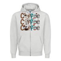 Dove Grey coffee coffee coffee Zipper Hoodie - texasbilliewilder