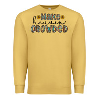 Antique Gold make heaven crowded Premium Sweatshirt - CowhideDigitalArt
