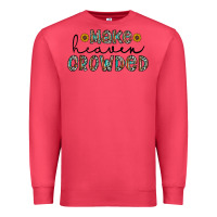 Cardinal make heaven crowded Premium Sweatshirt - CowhideDigitalArt