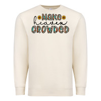 Sandshell make heaven crowded Premium Sweatshirt - CowhideDigitalArt