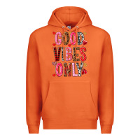 Carrot good vibes only Premium Hoodie - NancyCooperArtShop