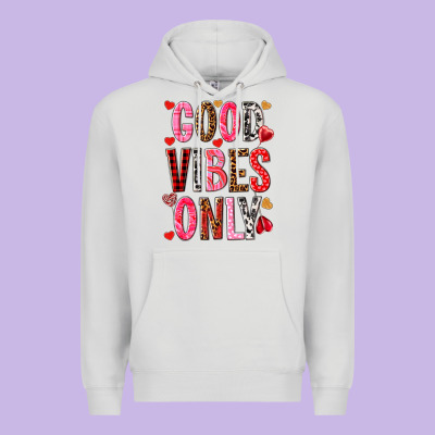 Good Vibes Only Premium Hoodie Designed By Nancycooperartshop