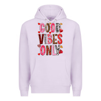 Lilac good vibes only Premium Hoodie - NancyCooperArtShop