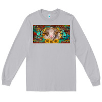 Moon Dust merino ram license plate Long Sleeve Tee - BarkalooDesign