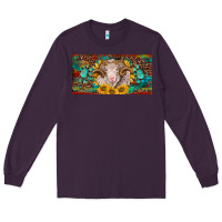 Merino Ram License Plate Long Sleeve Tee | Teevron