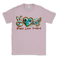Lilac peace love freebird Classic Tee - texasbilliewilder