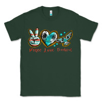 Sports Green peace love freebird Classic Tee - texasbilliewilder