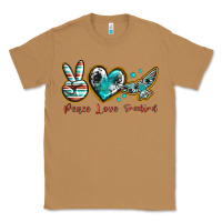 Toasted Coconut peace love freebird Classic Tee - texasbilliewilder