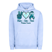 Pigment Grape Ice Peace Love Cure Ovarian Cancer Urban Hoodie - Jasminsmagicworld