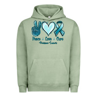 Pigment Oil Green Peace Love Cure Ovarian Cancer Urban Hoodie - Jasminsmagicworld