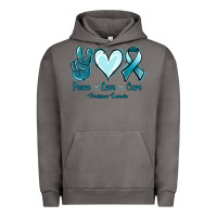 Pigment Tornado Peace Love Cure Ovarian Cancer Urban Hoodie - Jasminsmagicworld