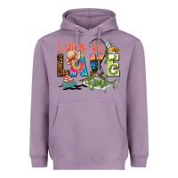 Lavender living on lake time Heavyweight Hoodie - Zillion Design Studio
