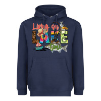 Navy living on lake time Heavyweight Hoodie - Zillion Design Studio