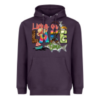 Plum living on lake time Heavyweight Hoodie - Zillion Design Studio