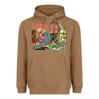 Toasted Coconut living on lake time Heavyweight Hoodie - Zillion Design Studio