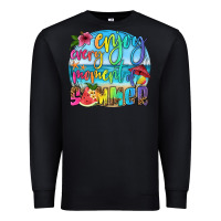 Black enjoy every moment of summer Premium Sweatshirt - HRA Design Shop